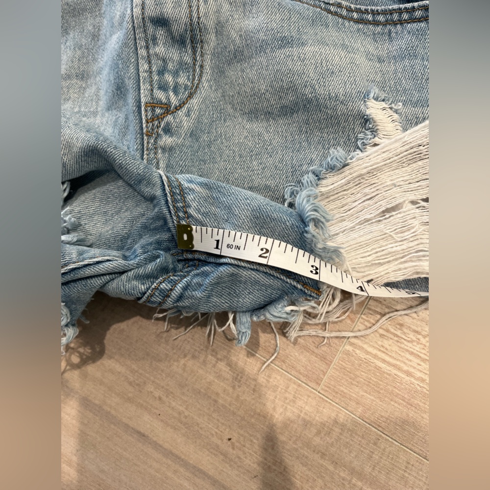 Insane Gene Jean Shorts Overalls Size Small - Picture 11 of 16